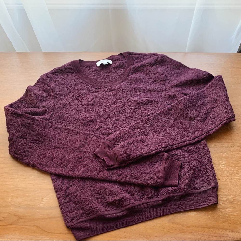Aritzia Wilfred Lace Top